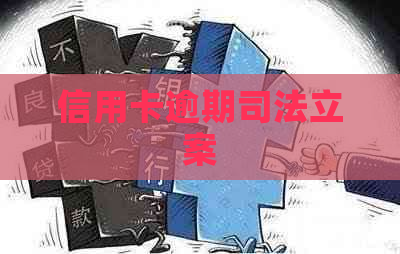 信用卡逾期司法立案