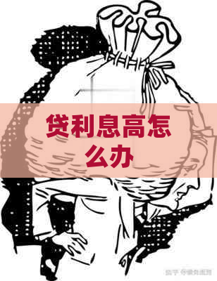贷利息高怎么办