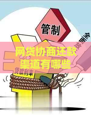 网贷协商还款渠道有哪些
