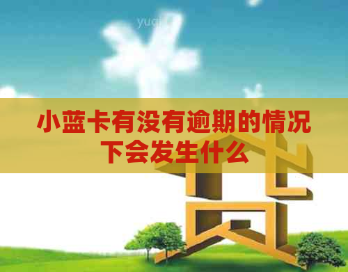 小蓝卡有没有逾期的情况下会发生什么