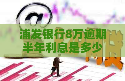 浦发银行8万逾期半年利息是多少