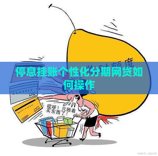 停息挂账个性化分期网贷如何操作