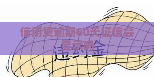 信用贷逾期60天会显示吗
