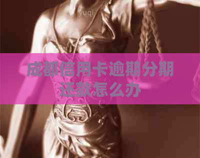 成都信用卡逾期分期还款怎么办