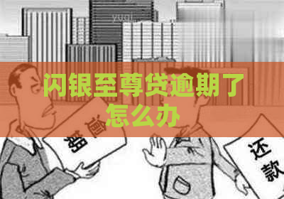 闪银至尊贷逾期了怎么办