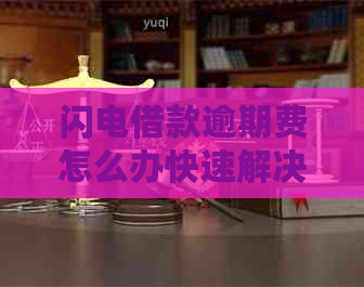 闪电借款逾期费怎么办快速解决方法