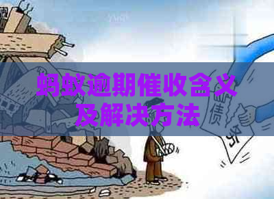 蚂蚁逾期含义及解决方法