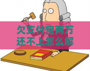 欠支付宝两万还不上怎么解决
