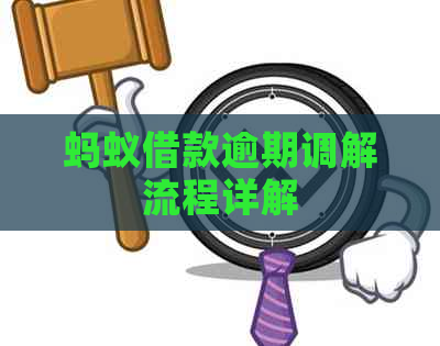 蚂蚁借款逾期调解流程详解
