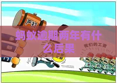 蚂蚁逾期两年有什么后果