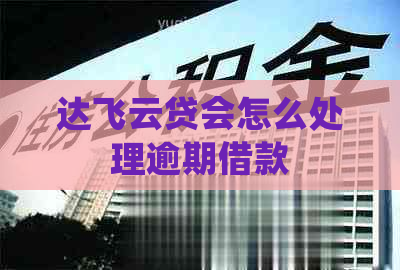达飞云贷会怎么处理逾期借款
