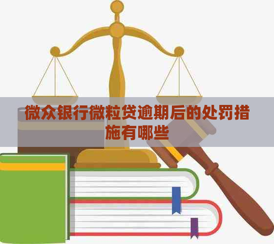 微众银行微粒贷逾期后的处罚措施有哪些