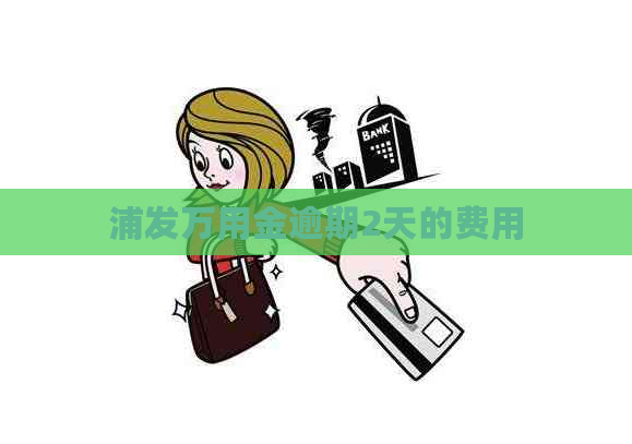 浦发万用金逾期2天的费用
