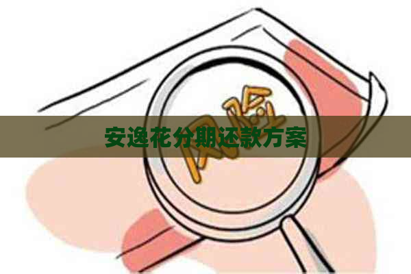 安逸花分期还款方案