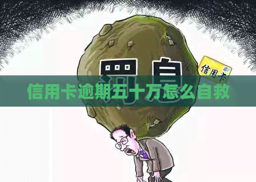 信用卡逾期五十万怎么自救