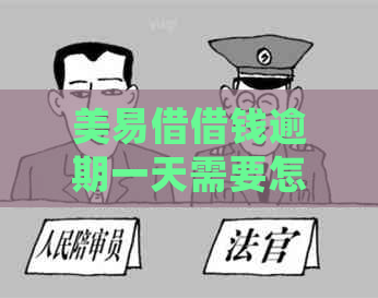 美易借借钱逾期一天需要怎么处理