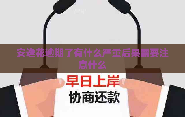 安逸花逾期了有什么严重后果需要注意什么
