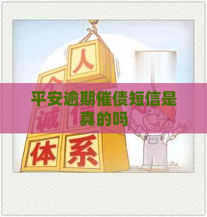 平安逾期催债短信是真的吗