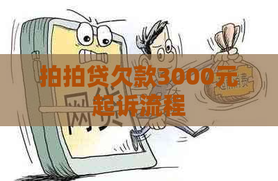 欠款3000元起诉流程