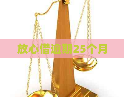 放心借逾期25个月