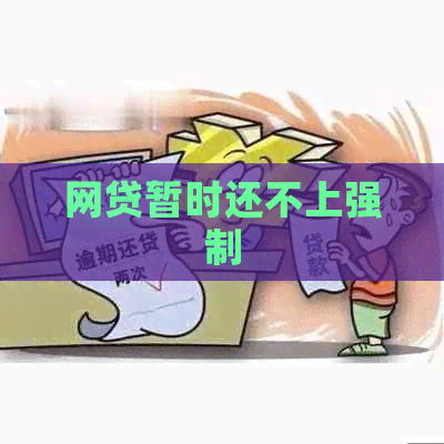 网贷暂时还不上强制