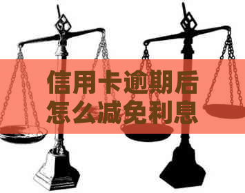 信用卡逾期后怎么减免利息