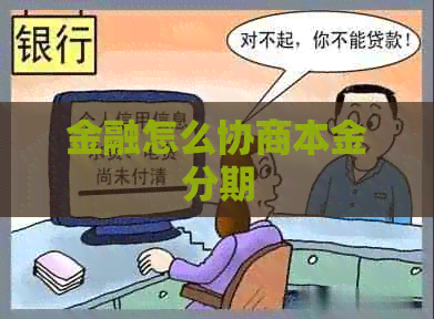 金融怎么协商本金分期