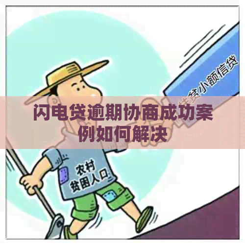 闪电贷逾期协商成功案例如何解决