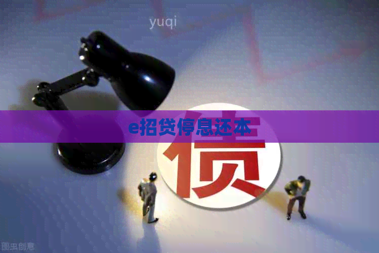 e招贷停息还本