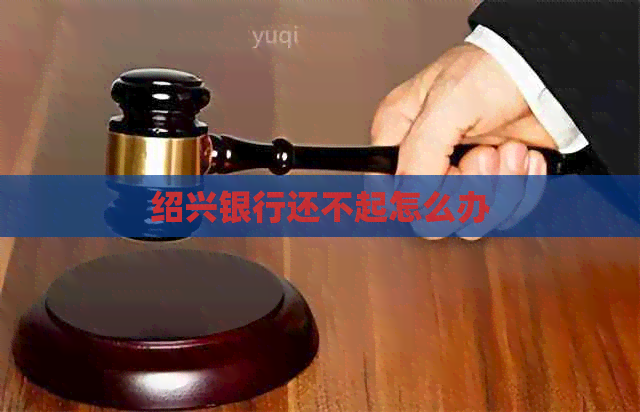 绍兴银行还不起怎么办