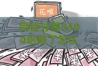 同程分期2500逾期了怎么办