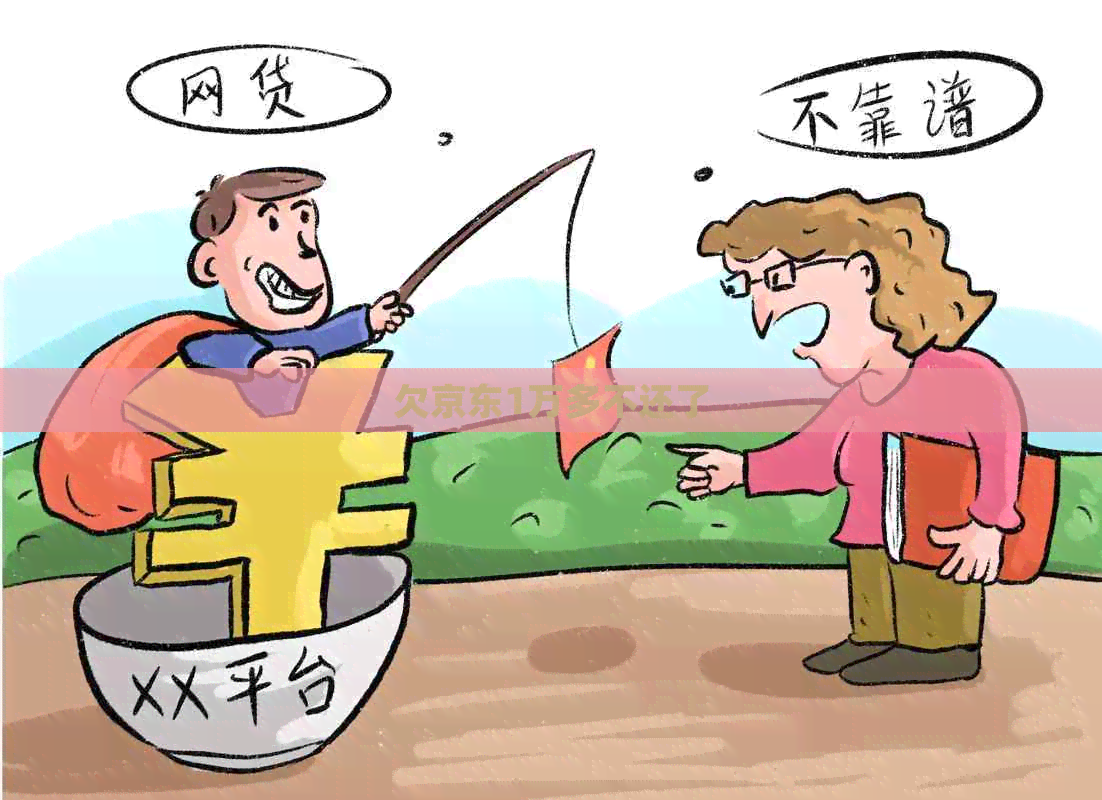 欠京东1万多不还了
