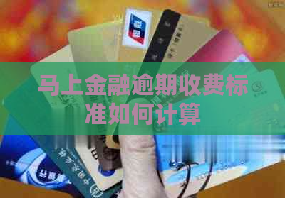 马上金融逾期收费标准如何计算