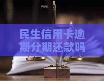 民生信用卡逾期分期还款吗