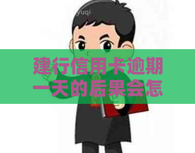 建行信用卡逾期一天的后果会怎样