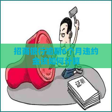 招商银行逾期6个月违约金该如何计算