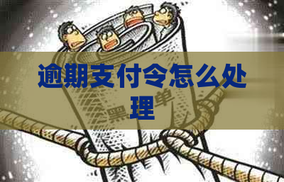 逾期支付令怎么处理