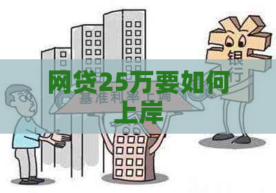 网贷25万要如何上岸
