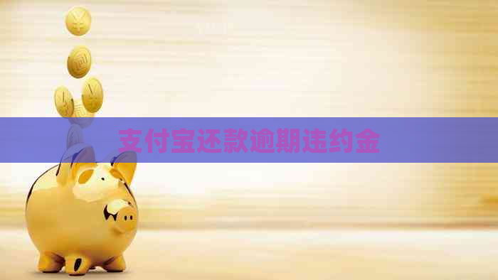 支付宝还款逾期违约金