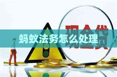 蚂蚁法务怎么处理
