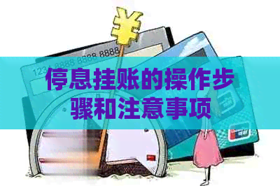 停息挂账的操作步骤和注意事项