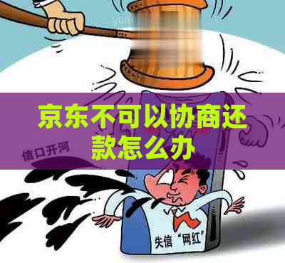 京东不可以协商还款怎么办