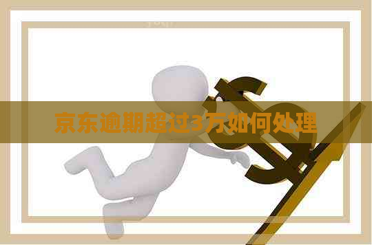 京东逾期超过3万如何处理