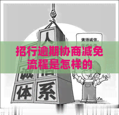 招行逾期协商减免流程是怎样的