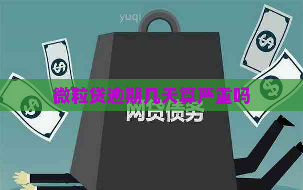 微粒贷逾期几天算严重吗