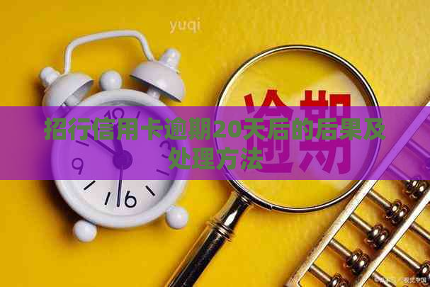招行信用卡逾期20天后的后果及处理方法