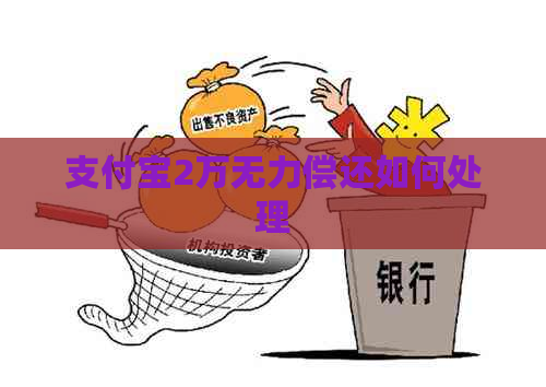 支付宝2万无力偿还如何处理