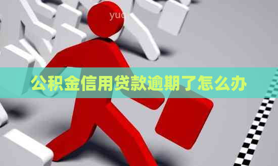 公积金信用贷款逾期了怎么办