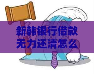 新韩银行借款无力还清怎么办