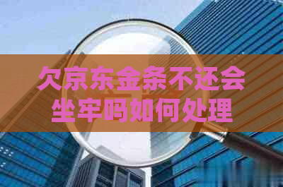 欠京东金条不还会坐牢吗如何处理